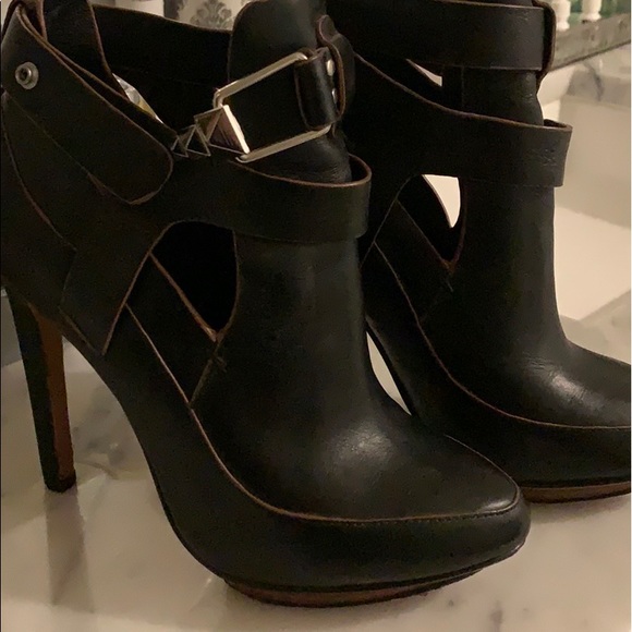 Badgley Mischa (Mark and James) Leather Booties - Picture 5 of 5